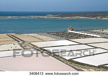 Salinas de Janubio, Lanzarote, Spain, elevated view View Large Photo Image Stock Image - Salinas de Janubio, Lanzarote, Spain, elevated view . Fotosearch