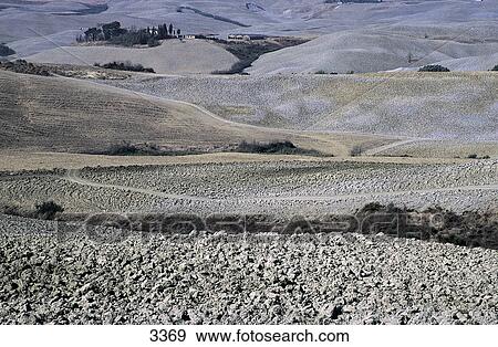 Stock Photo - Sand dunes in desert, Tuscany, Italy . Fotosearch