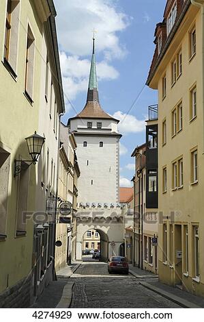 Schuelerturm, Bautzen, Saxony, Germany, Europe View Large Photo Image Stock Photo - Schuelerturm, Bautzen, Saxony, Germany, Europe . Fotosearch