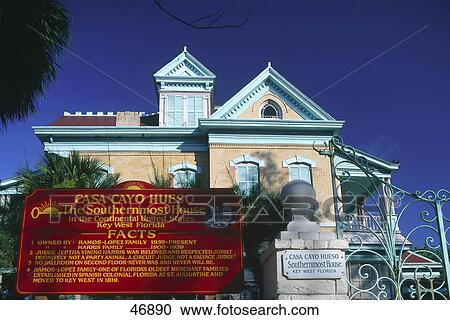 Signboard depicting southernmost house of United States, Key West, Florida, USA View Large Photo Image Stock Image - Signboard depicting southernmost house of United States, Key West, Florida, USA . Fotosearch
