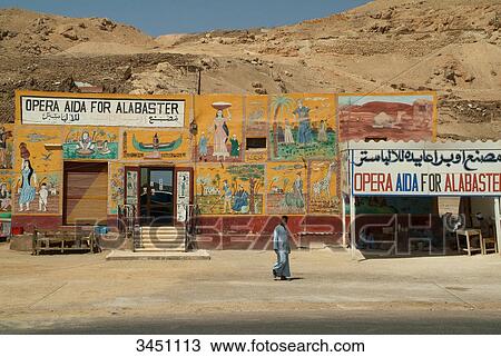 Souvenir shop, Deir el-Bahari, Egypt View Large Photo Image Stock Image - Souvenir shop, Deir el-Bahari, Egypt . Fotosearch
