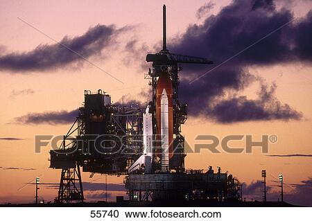 Space shuttle Atlantis at launch pad, NASA Kennedy Space Center, Florida, USA View Large Photo Image Stock Image - Space shuttle Atlantis at launch pad, NASA Kennedy Space Center, Florida, USA . Fotosearch