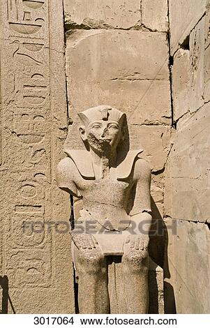 Statue at the temple of Karnak, Luxor, Egypt, close-up View Large Photo Image Picture - Statue at the temple of Karnak, Luxor, Egypt, close-up . Fotosearch
