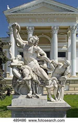 Statue in front of archaeological museum, Odessa, Odessa Oblast, Ukraine View Large Photo Image Stock Photograph - Statue in front of archaeological museum, Odessa, Odessa Oblast, Ukraine . Fotosearch