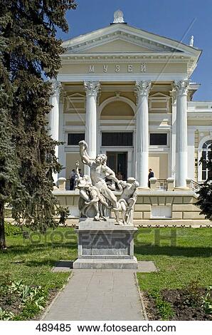 Statue in front of archaeological museum, Odessa, Odessa Oblast, Ukraine View Large Photo Image Stock Photography - Statue in front of archaeological museum, Odessa, Odessa Oblast, Ukraine . Fotosearch