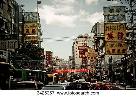 Stock Photo - Street in Bangkok, Thailand . Fotosearch