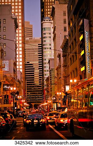 Street in San Francisco, USA View Large Photo Image Stock Image - Street in San Francisco, USA . Fotosearch