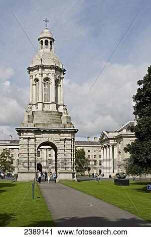 Students in campus, Trinity College, Dublin, Ireland View Large Photo Image Stock Image - Students in campus, Trinity College, Dublin, Ireland . Fotosearch