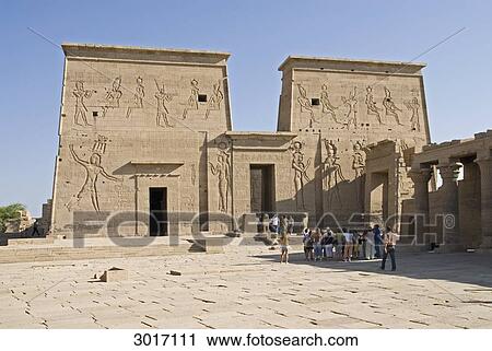 Stock Image - Temple of Philae, Egypt . Fotosearch