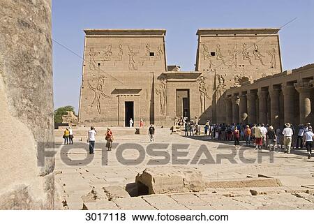 Temple of Philae, Egypt View Large Photo Image Stock Photo - Temple of Philae, Egypt . Fotosearch