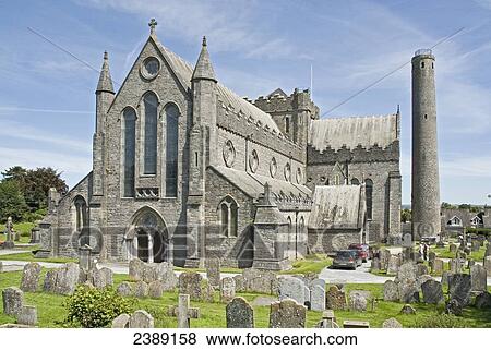 Tombstones in cemetery, St. Canice's Cathedral, Kilkenny, County Kilkenny, Leinster, Ireland View Large Photo Image Stock Photo - Tombstones in cemetery, St. Canice's Cathedral, Kilkenny, County Kilkenny, Leinster, Ireland . Fotosearch