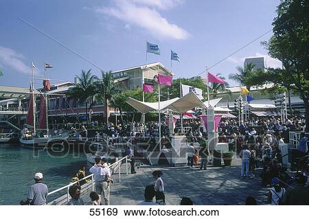 Tourists at shopping center, Bayside Shopping Center, Miami, Florida, USA View Large Photo Image Stock Photo - Tourists at shopping center, Bayside Shopping Center, Miami, Florida, USA . Fotosearch