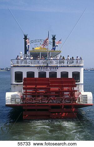 Tourists in steamboat, Mississippi River, New Orleans, Louisiana, USA View Large Photo Image Stock Image - Tourists in steamboat, Mississippi River, New Orleans, Louisiana, USA . Fotosearch