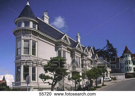 Victorian style house in city, San Francisco, California, USA View Large Photo Image Stock Image - Victorian style house in city, San Francisco, California, USA . Fotosearch