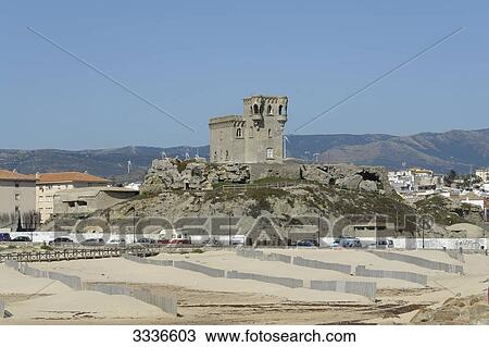 View of the Santa Catalina castle, Tarifa, Spain, elevated view View Large Photo Image Stock Image - View of the Santa Catalina castle, Tarifa, Spain, elevated view . Fotosearch