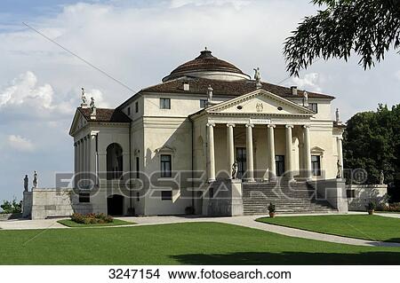 Villa Capra Valmarana, Vicenza, Venetia, Italy View Large Photo Image Picture - Villa Capra Valmarana, Vicenza, Venetia, Italy . Fotosearch