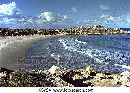Waves on coast, Leptis Magna, Tripoli, Libya View Large Photo Image Picture - Waves on coast, Leptis Magna, Tripoli, Libya . Fotosearch