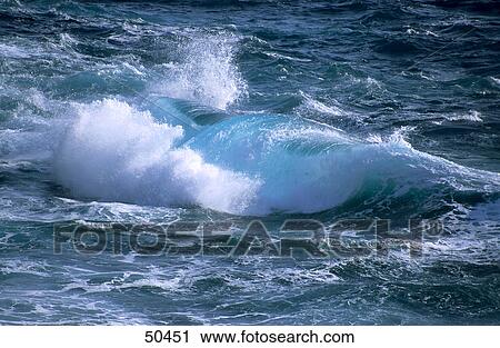 Waves splashing in sea View Large Photo Image Stock Image - Waves splashing in sea . Fotosearch