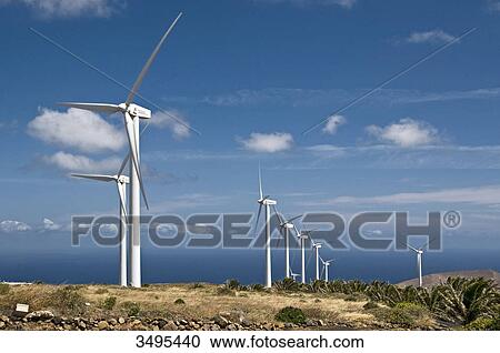 Wind park Eolico, Lanzarote, Canary Islands, Spain, Europe View Large Photo Image Stock Image - Wind park Eolico, Lanzarote, Canary Islands, Spain, Europe . Fotosearch