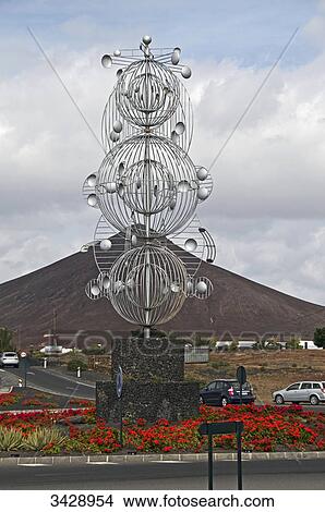 Wind toy, Tahiche, Lanzarote, Spain View Large Photo Image Picture - Wind toy, Tahiche, Lanzarote, Spain . Fotosearch