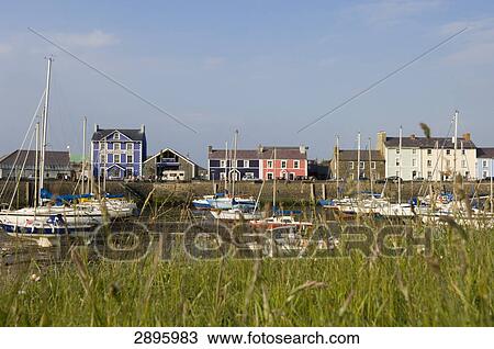Aberaeron, Ceredigion, Wales, UK View Large Photo Image Stock Image - Aberaeron, Ceredigion, Wales, UK . Fotosearch