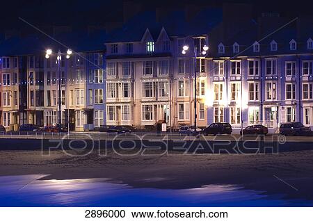Stock Image - Aberystwyth, Ceredigion, Wales, UK . Fotosearch