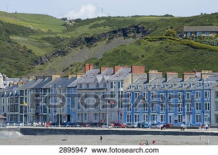 Aberystwyth, Ceredigion, Wales, UK View Large Photo Image Stock Photo - Aberystwyth, Ceredigion, Wales, UK . Fotosearch