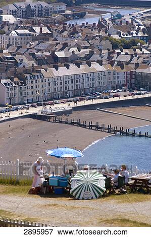 Stock Photo - Aberystwyth, Ceredigion, Wales, UK . Fotosearch