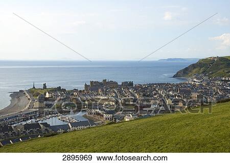 Stock Photo - Aberystwyth, Ceredigion, Wales, UK . Fotosearch