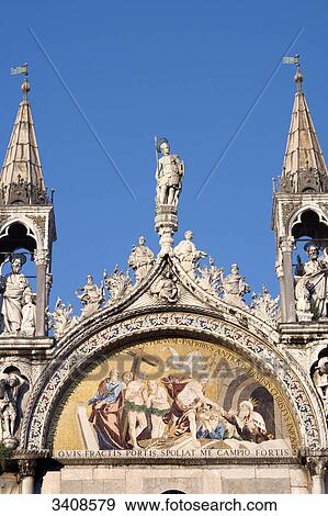Stock Photo - Basilica of San Marco, Venice, Italy, detail . Fotosearch