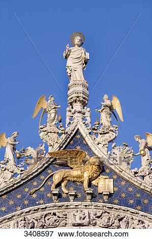 Stock Photo - Basilica of San Marco, Venice, Italy, detail . Fotosearch