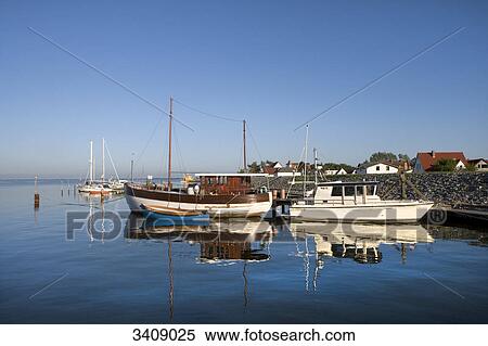 Boats in the harbour of Vitte, Hiddensee, Germany View Large Photo Image Stock Photography - Boats in the harbour of Vitte, Hiddensee, Germany . Fotosearch