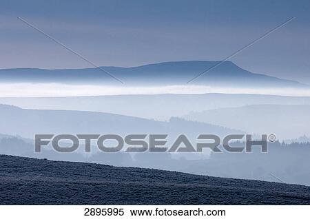 Brecon Beacons National Park, Mid Wales, Brecon-Beacons-Nationalpark, Powys View Large Photo Image Stock Photography - Brecon Beacons National Park, Mid Wales, Brecon-Beacons-Nationalpark, Powys . Fotosearch