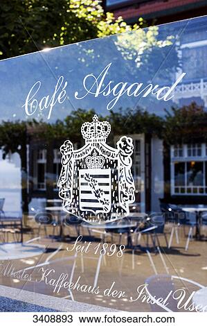 Cafe Asgard, Bansin, Heringsdorf, Germany View Large Photo Image Stock Image - Cafe Asgard, Bansin, Heringsdorf, Germany . Fotosearch