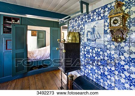 Captain room in an old frisian house (Oeoemrang Hus), Nebel, Amrum, Schleswig-Holstein, Germany View Large Photo Image Stock Image - Captain room in an old frisian house (Oeoemrang Hus), Nebel, Amrum, Schleswig-Holstein, Germany . Fotosearch