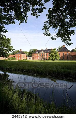 Castle at riverbank, Bothmer Castle, Klutz, Mecklenburg-West Pomerania, Germany View Large Photo Image Stock Image - Castle at riverbank, Bothmer Castle, Klutz, Mecklenburg-West Pomerania, Germany . Fotosearch