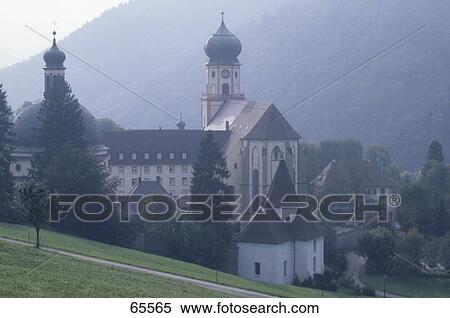 Church on hill, St Trudpert, Muenstertal, Black Forest, Baden-Wuerttemberg, Germany View Large Photo Image Stock Photography - Church on hill, St Trudpert, Muenstertal, Black Forest, Baden-Wuerttemberg, Germany . Fotosearch