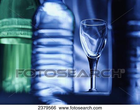 Close-up of bottle and sten glass View Large Photo Image Stock Photograph - Close-up of bottle and sten glass . Fotosearch