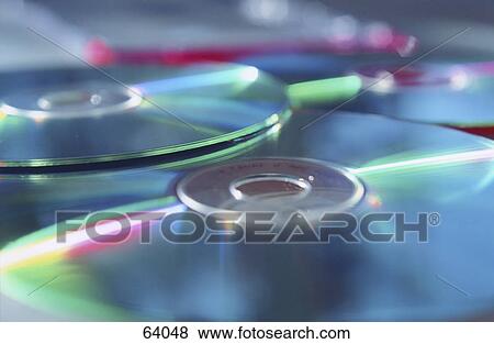 Close-up of CDs View Large Photo Image Stock Photo - Close-up of CDs . Fotosearch