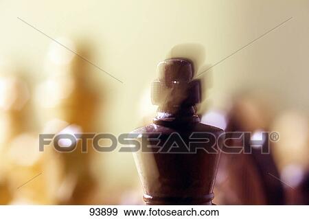 Stock Photo - Close-up of chess pieces . Fotosearch