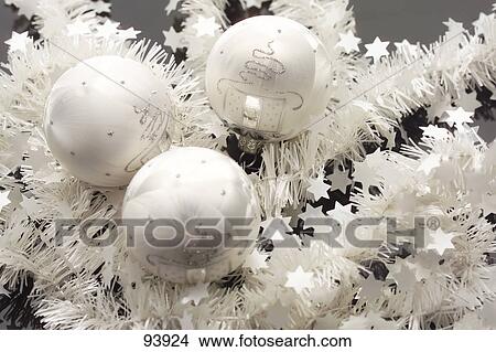 Close-up of Christmas ornaments View Large Photo Image Picture - Close-up of Christmas ornaments . Fotosearch