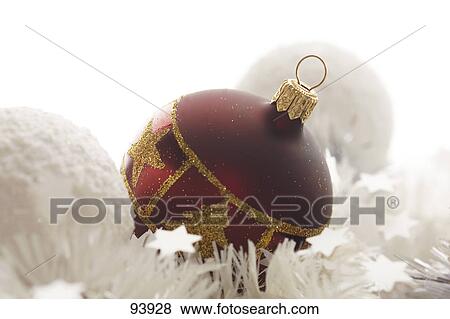Close-up of Christmas ornaments View Large Photo Image Stock Photo - Close-up of Christmas ornaments . Fotosearch