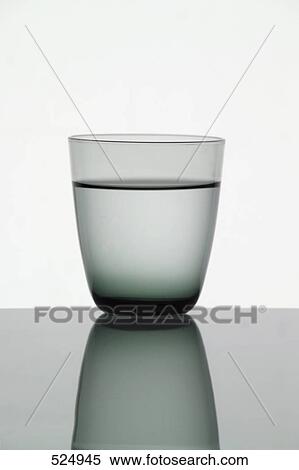 Stock Photography - Close-up of glass of water . Fotosearch
