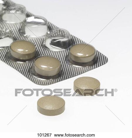 Close-up of pills in blister pack View Large Photo Image Stock Photo - Close-up of pills in blister pack . Fotosearch