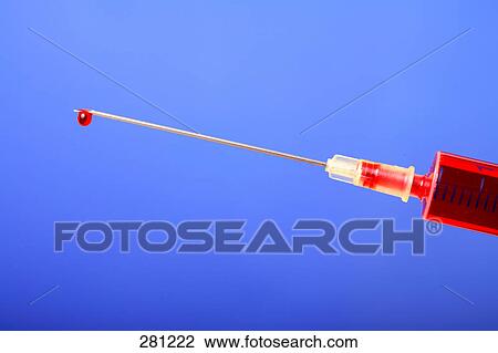 Close-up of syringe with blood sample View Large Photo Image Stock Image - Close-up of syringe with blood sample . Fotosearch