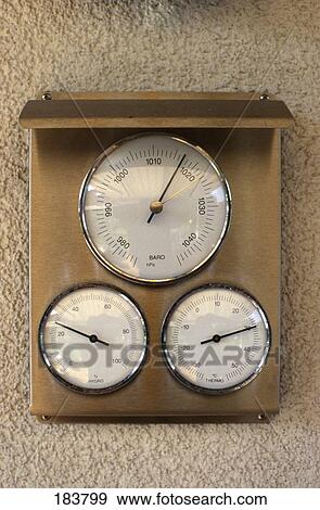 Close-up of weather measuring instruments View Large Photo Image Stock Photo - Close-up of weather measuring instruments . Fotosearch