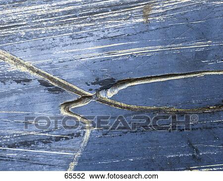 Stock Image - Close-up of weathered wall . Fotosearch