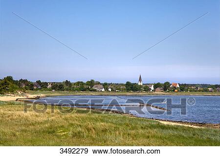 Stock Photo - Coast of Nebel, Amrum, Nordfriesland, Schleswig-Holstein, Germany . Fotosearch