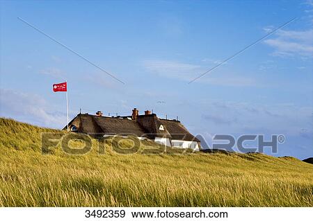 Dorint Soelring Hof Hotel in the dunes of Rantum, Sylt, Deutschland, low angle view View Large Photo Image Stock Photo - Dorint Soelring Hof Hotel in the dunes of Rantum, Sylt, Deutschland, low angle view . Fotosearch