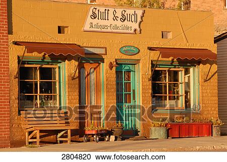 Facade of store, Philipsburg, Granite County, Montana, USA View Large Photo Image Stock Image - Facade of store, Philipsburg, Granite County, Montana, USA . Fotosearch